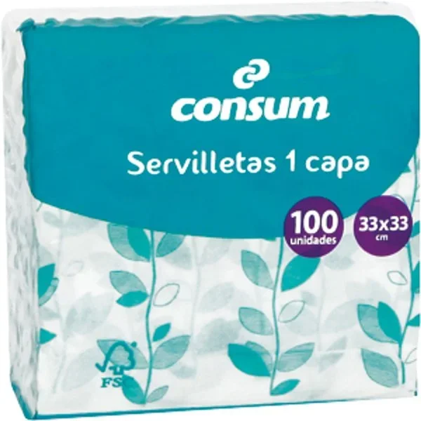 CasaJame Servilletas (juego De 2/40 Unidades) De 3 Capas, 33 X 33 Cm